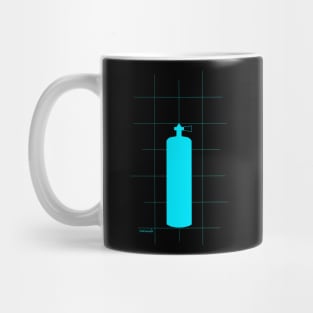 Blue Scuba Tank Mug